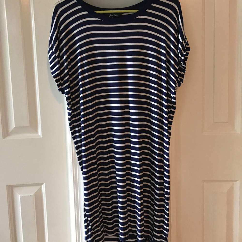 Striped T-shirt dress